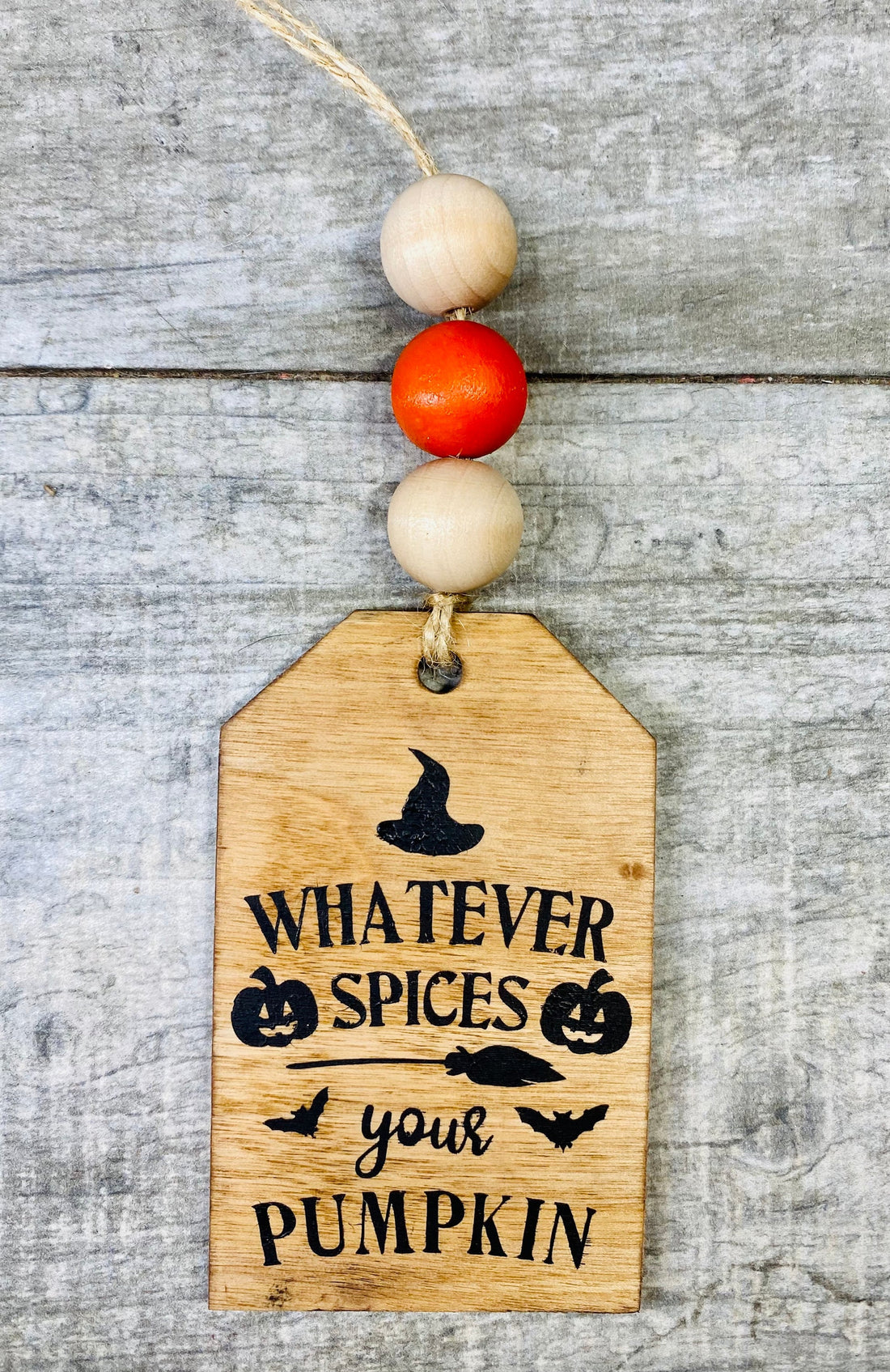 Whatever Spices Your Pumpkin Gift Tag, Witch Decor