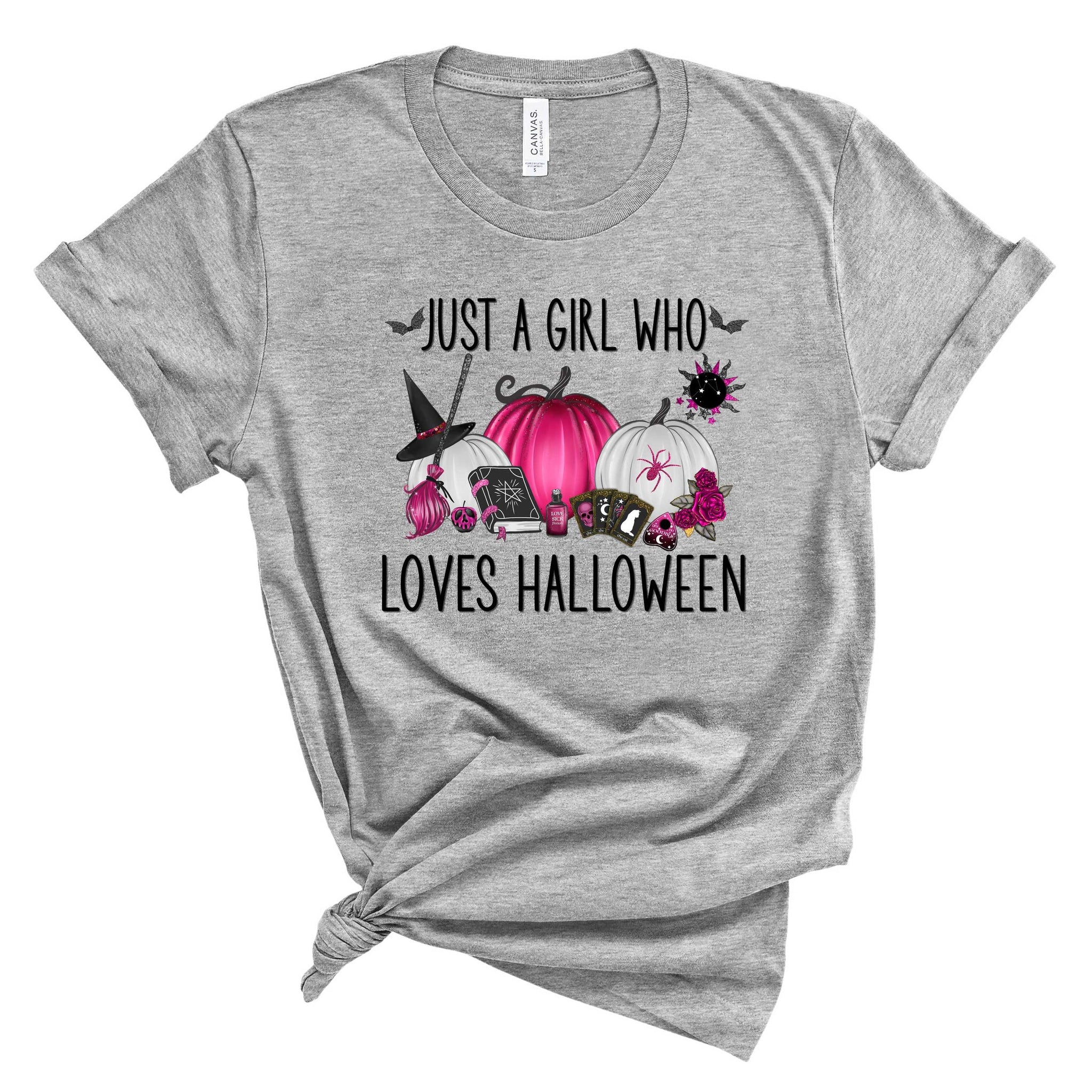 Just a Girl Who Loves Halloween - Graphic Tee