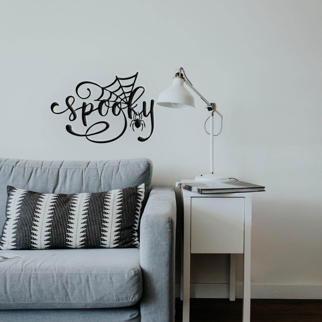 Spooky Web - Metal Wall Art