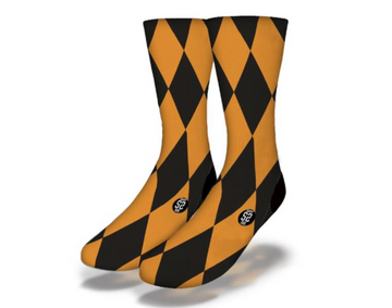 Fun Halloween HARLEQUIN DIAMOND Pattern Argyle Socks