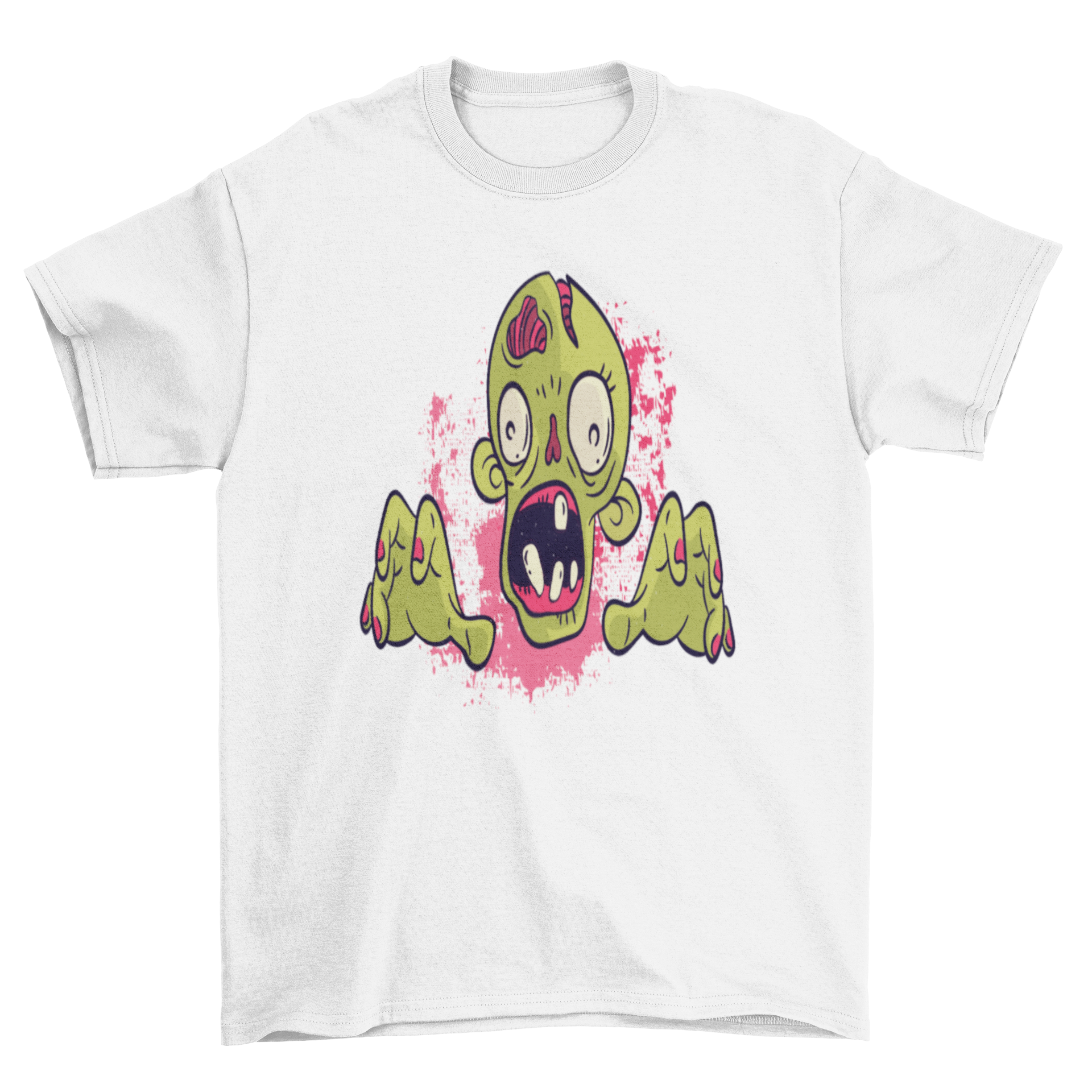 Spooky Scary Creepy Zombie Cartoon Monsters & Creatures Halloween T