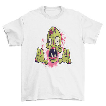 Spooky Scary Creepy Zombie Cartoon Monsters & Creatures Halloween T