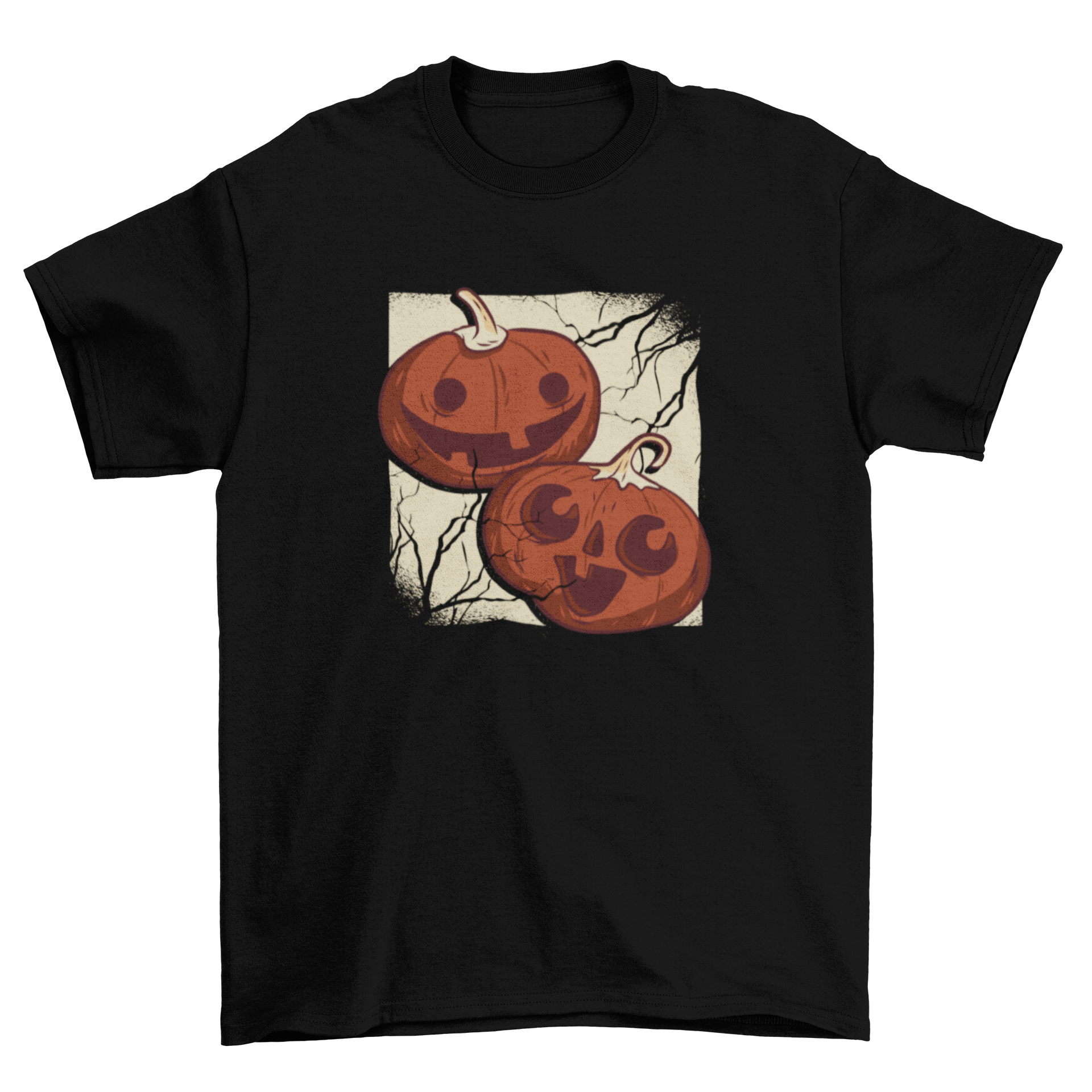 Halloween pumpkins t-shirt design