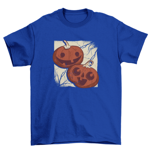 Halloween pumpkins t-shirt design