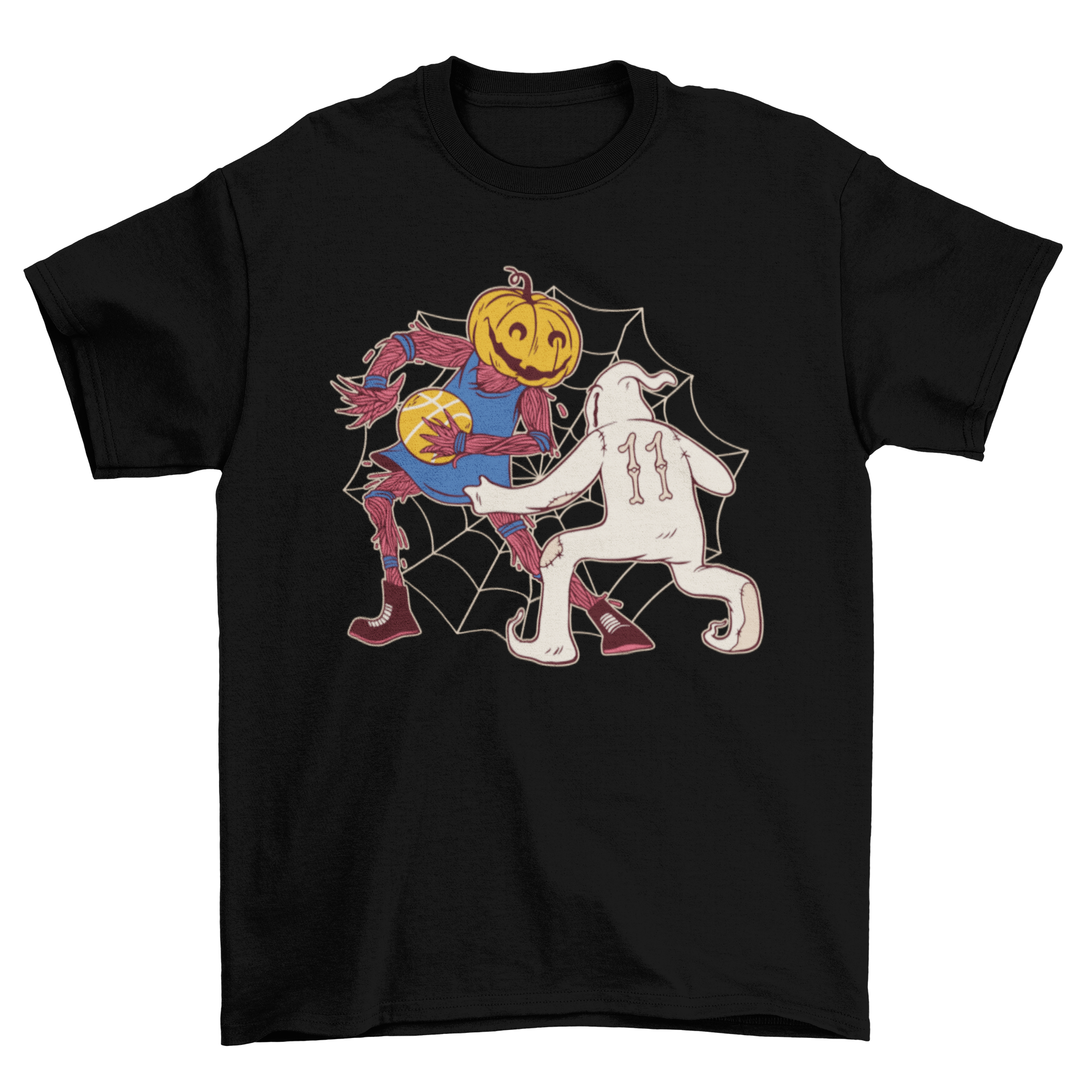 Halloween basketball t-shirt