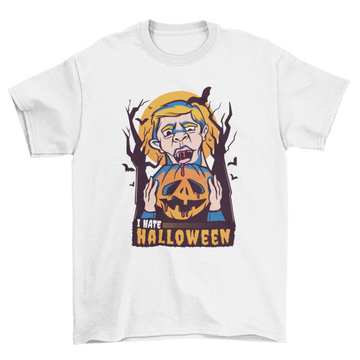 I hate halloween t-shirt