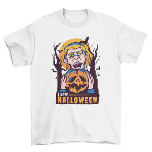 I hate halloween t-shirt
