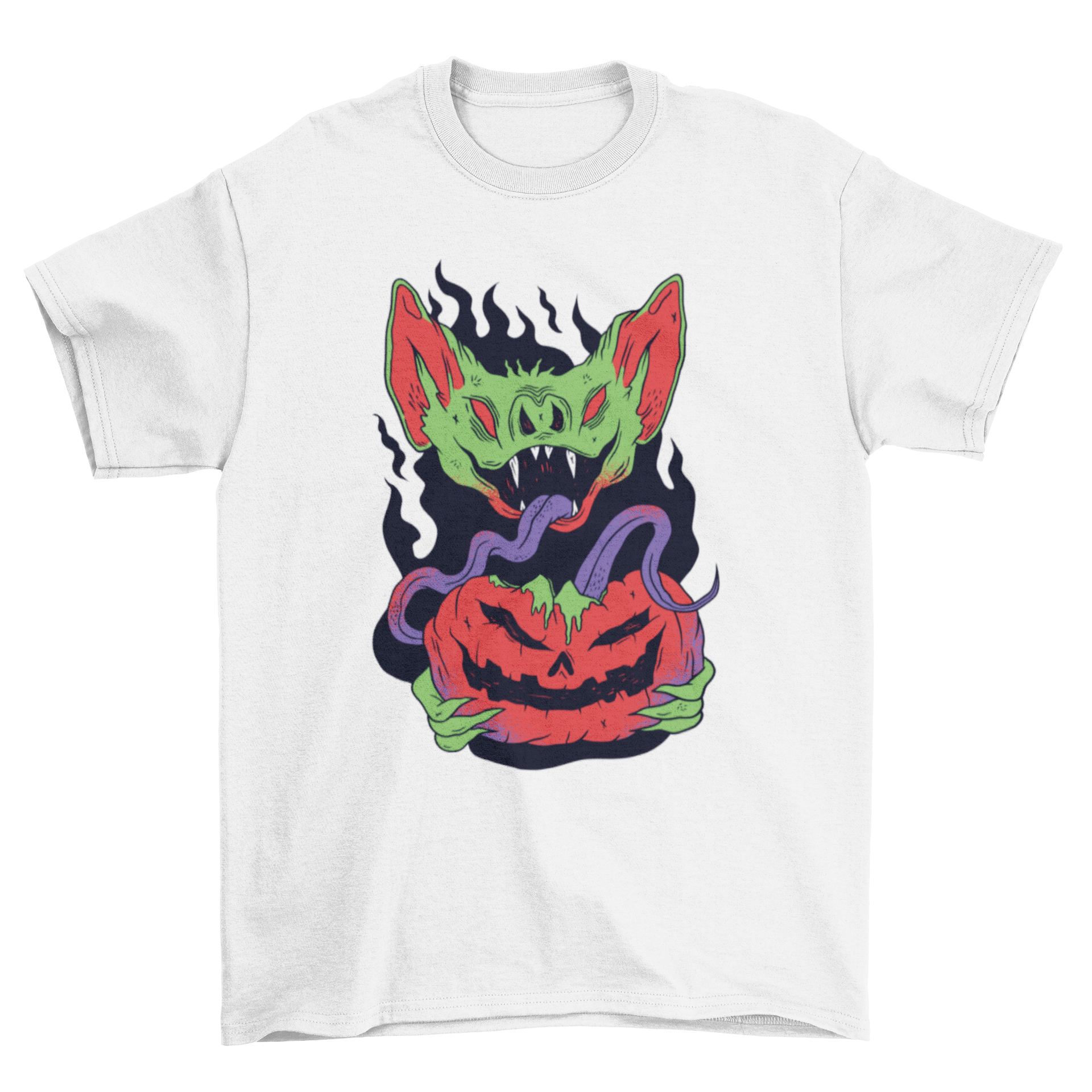 Halloween vampire pumpkin t-shirt