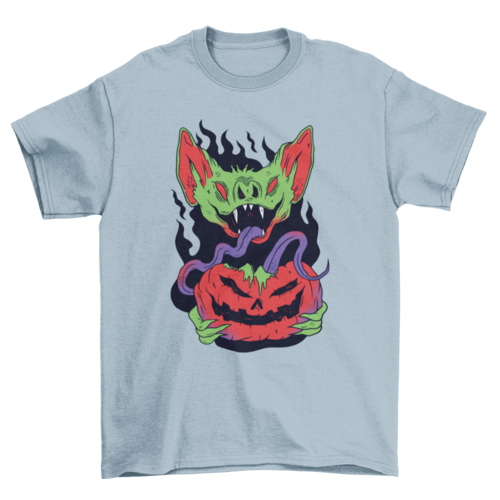 Halloween vampire pumpkin t-shirt