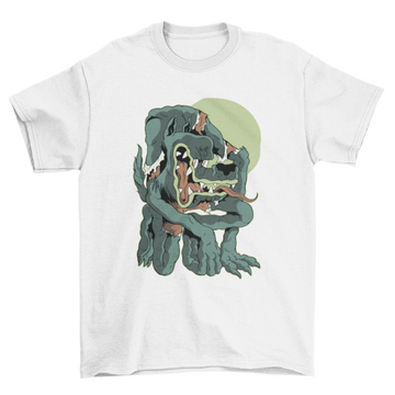 Werewolf cartoon Halloween t-shirt