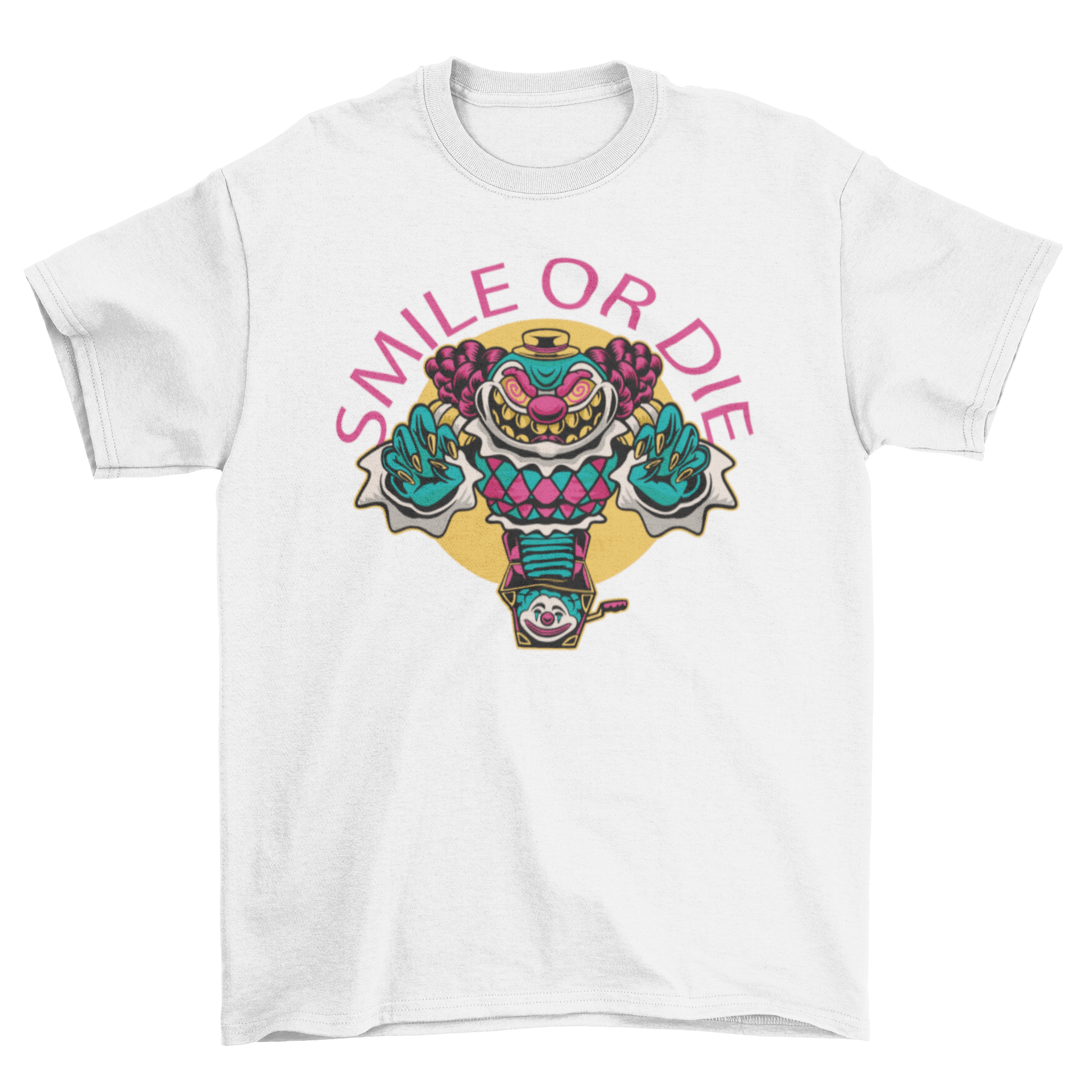 Creepy clown toy halloween t-shirt