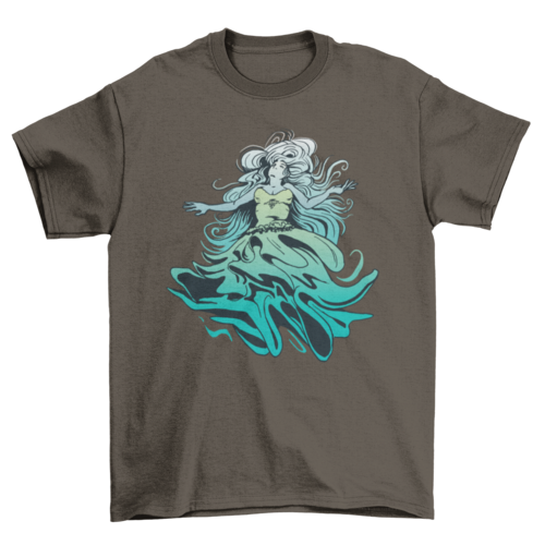 Ghost bride halloween monster t-shirt