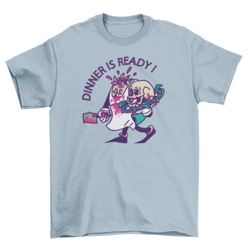Zombie cook halloween t-shirt