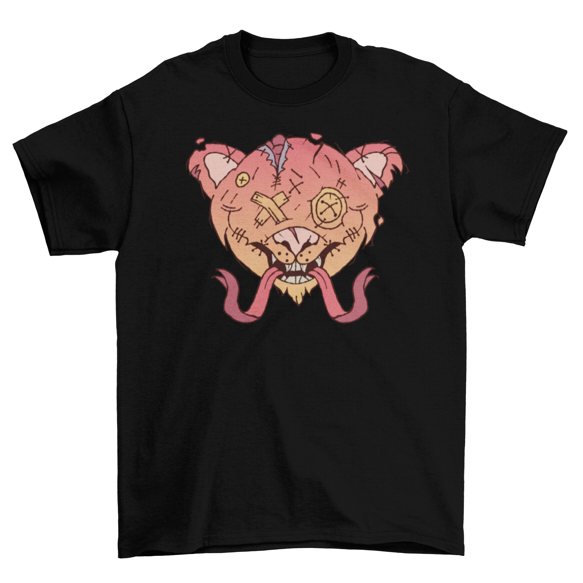 Halloween creepy teddy bear t-shirt