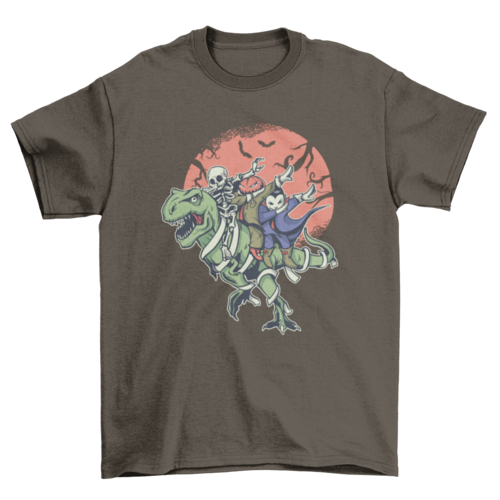 Dabbing halloween characters t-shirt design