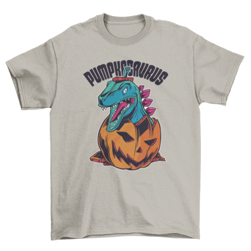 Dinosaur pumpkin Halloween t-shirt