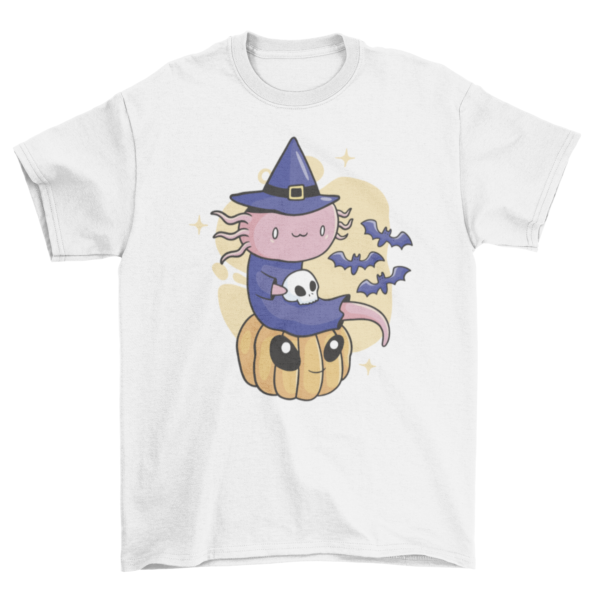 Halloween axolotl cute t-shirt