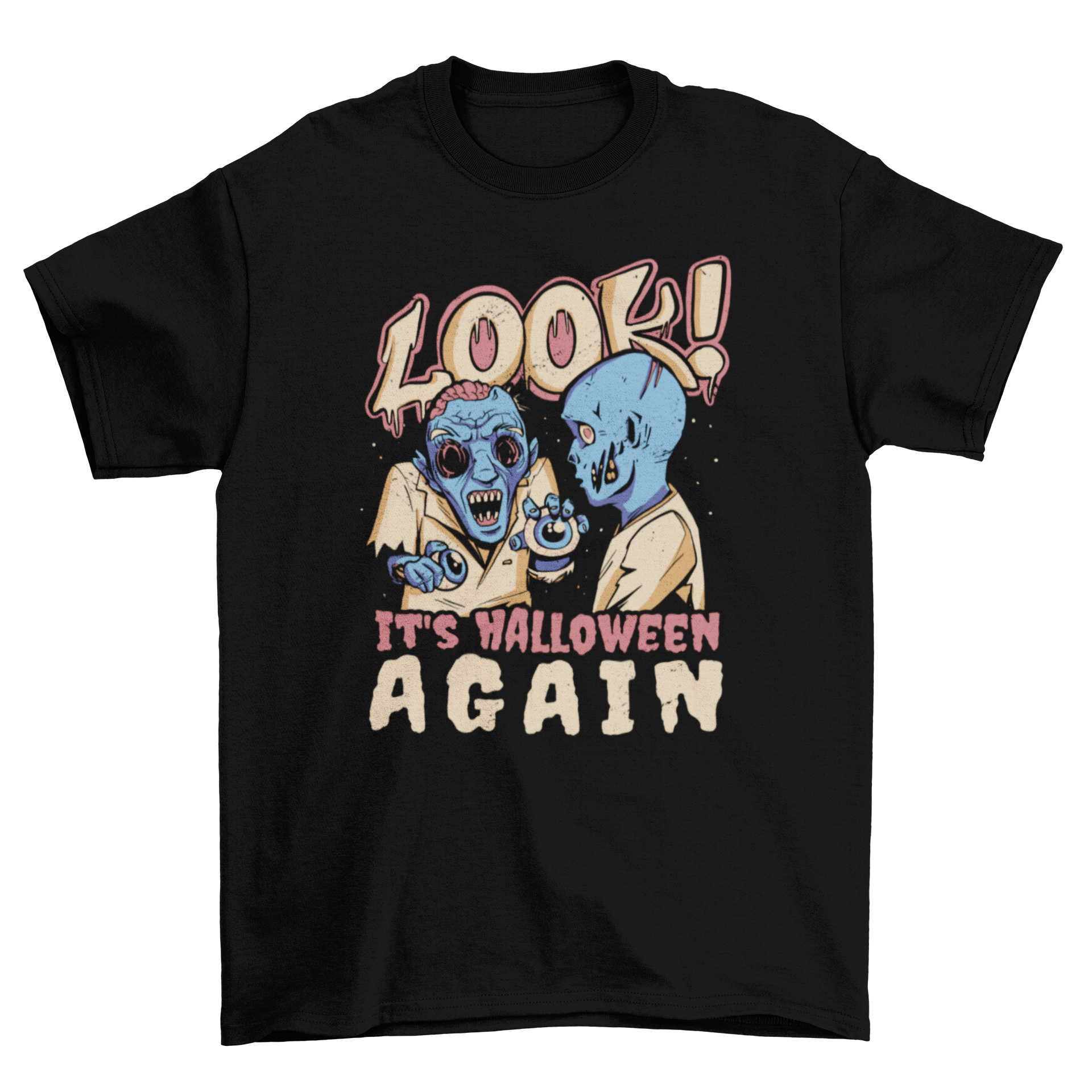 Halloween again zombies t-shirt