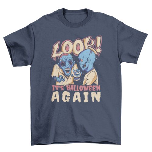 Halloween again zombies t-shirt