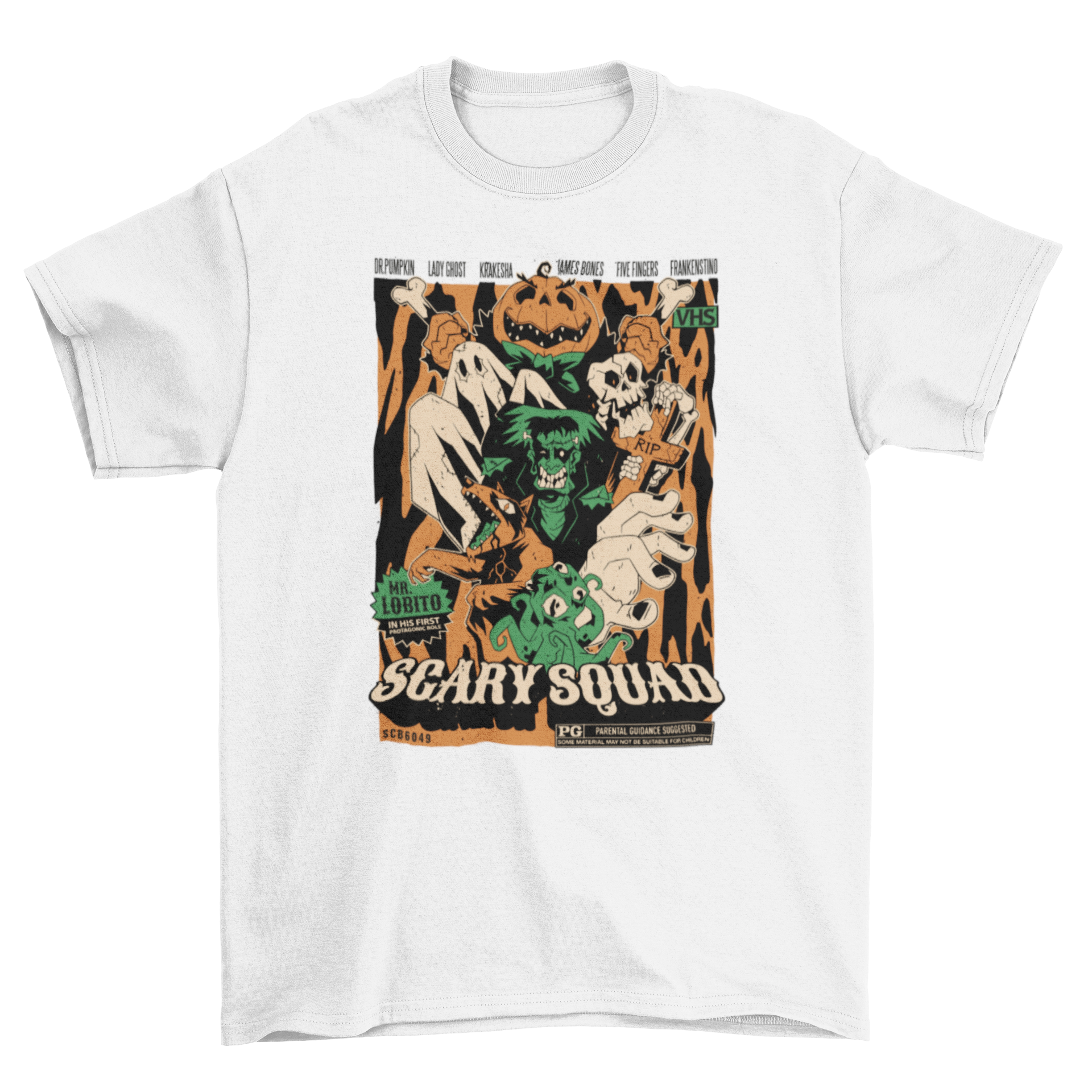 Scary monsters halloween t-shirt