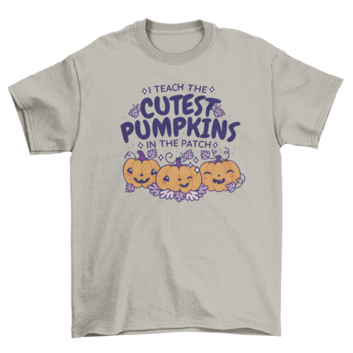 Cute pumpkins halloween t-shirt design