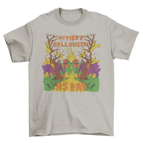 First dad halloween t-shirt