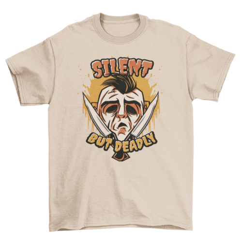 Deadly Halloween mask t-shirt