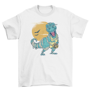 Awesome t-rex mummy Halloween t-shirt