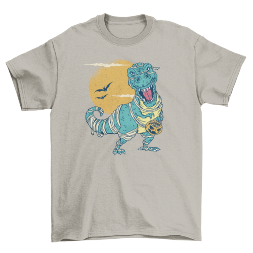 Awesome t-rex mummy Halloween t-shirt