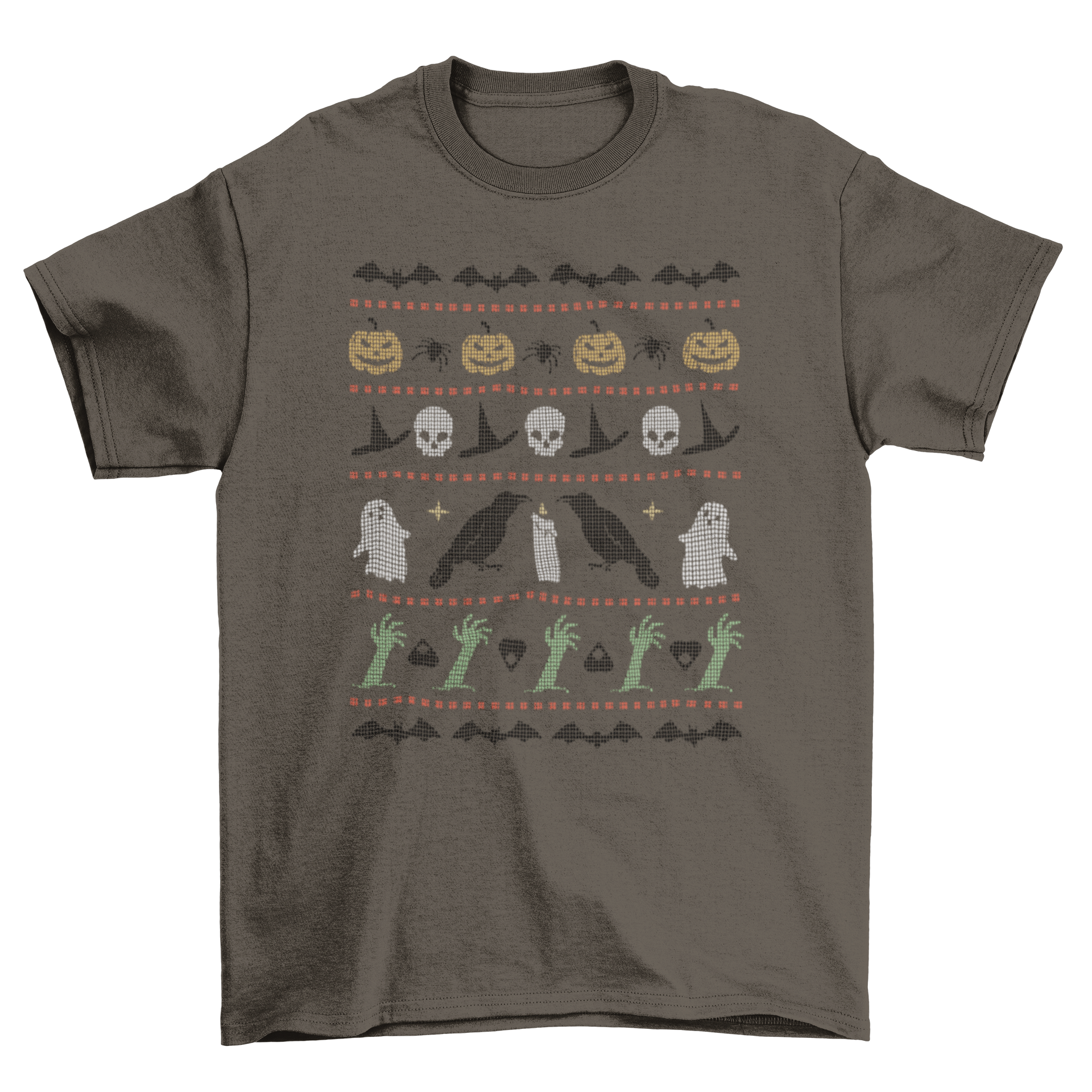 Halloween spooky ugly sweater t-shirt