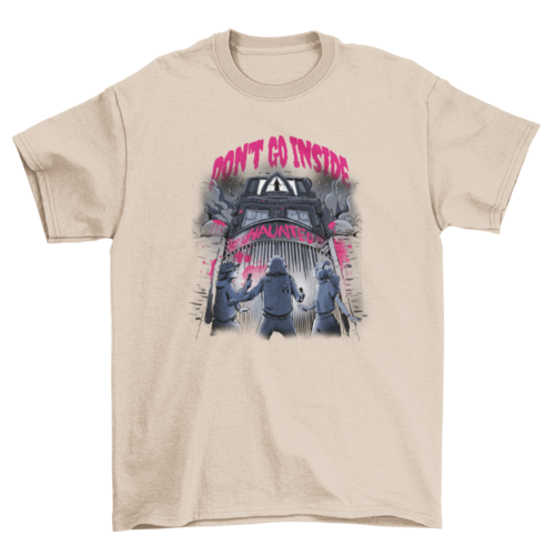 Haunted asylum Halloween t-shirt