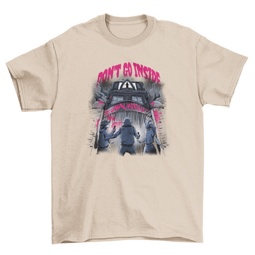 Haunted asylum Halloween t-shirt