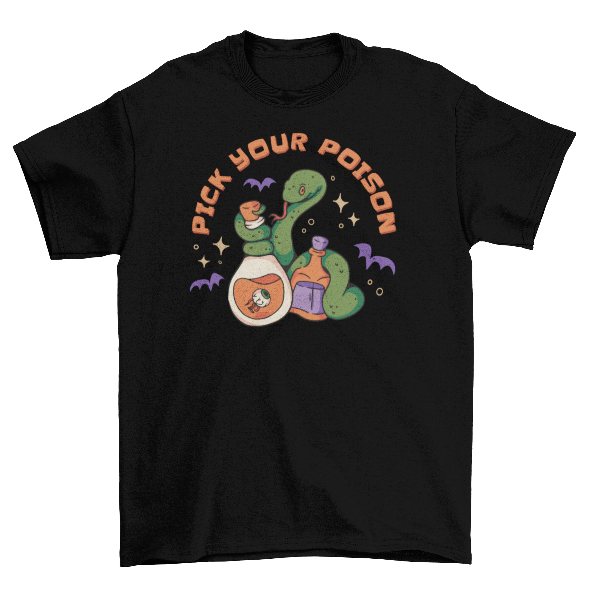 Halloween snake poison t-shirt