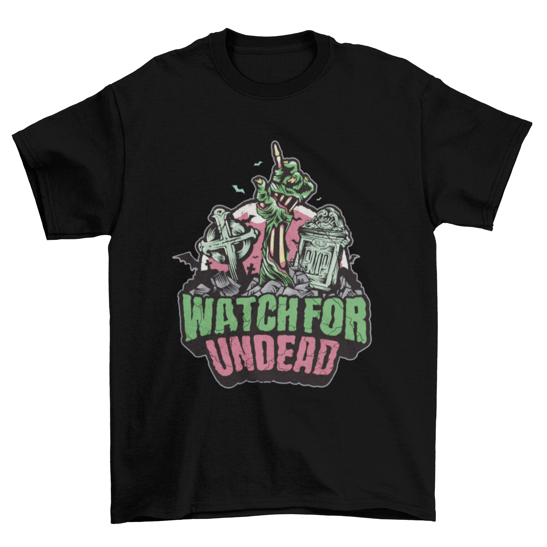 Watch for undead Halloween t-shirt