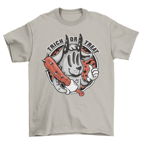 Halloween monster retro cartoon t-shirt