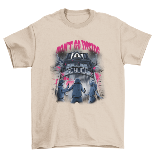 Haunted school Halloween t-shirt