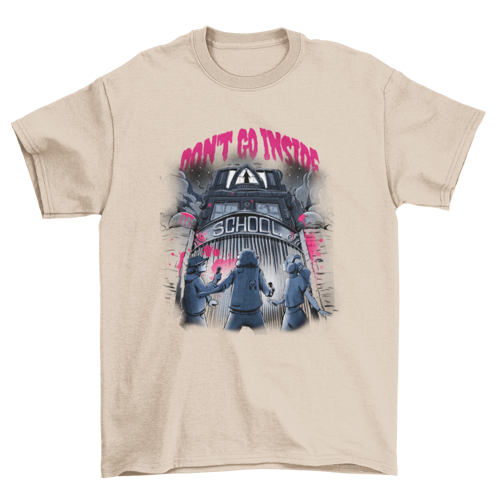 Haunted school Halloween t-shirt