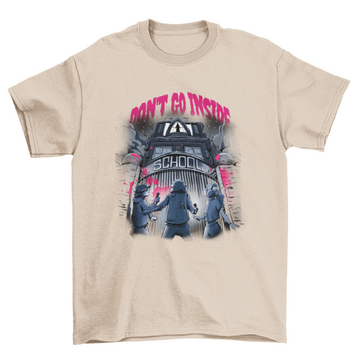 Haunted school Halloween t-shirt