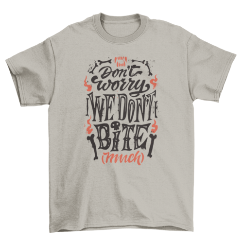 Halloween vampire quote t-shirt