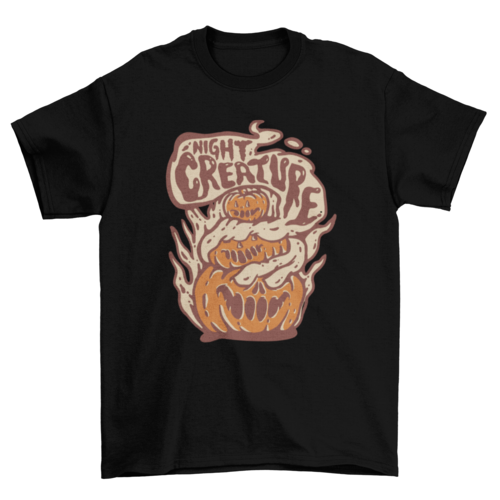 Halloween night creature quote t-shirt