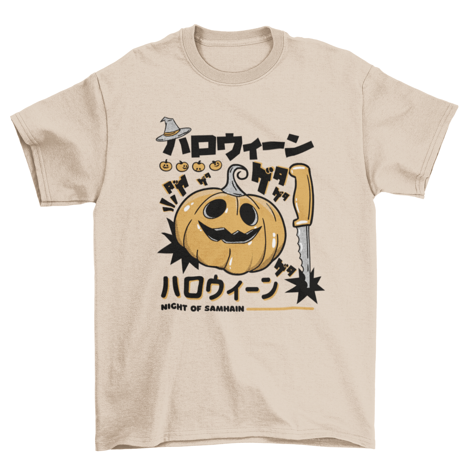 Pumpkin Halloween monster t-shirt