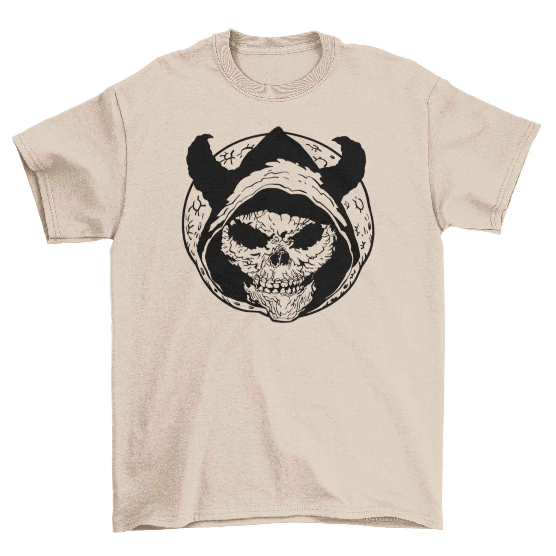Halloween skull monster t-shirt