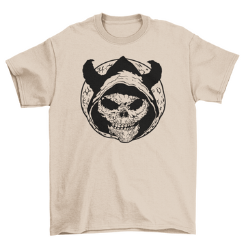 Halloween skull monster t-shirt