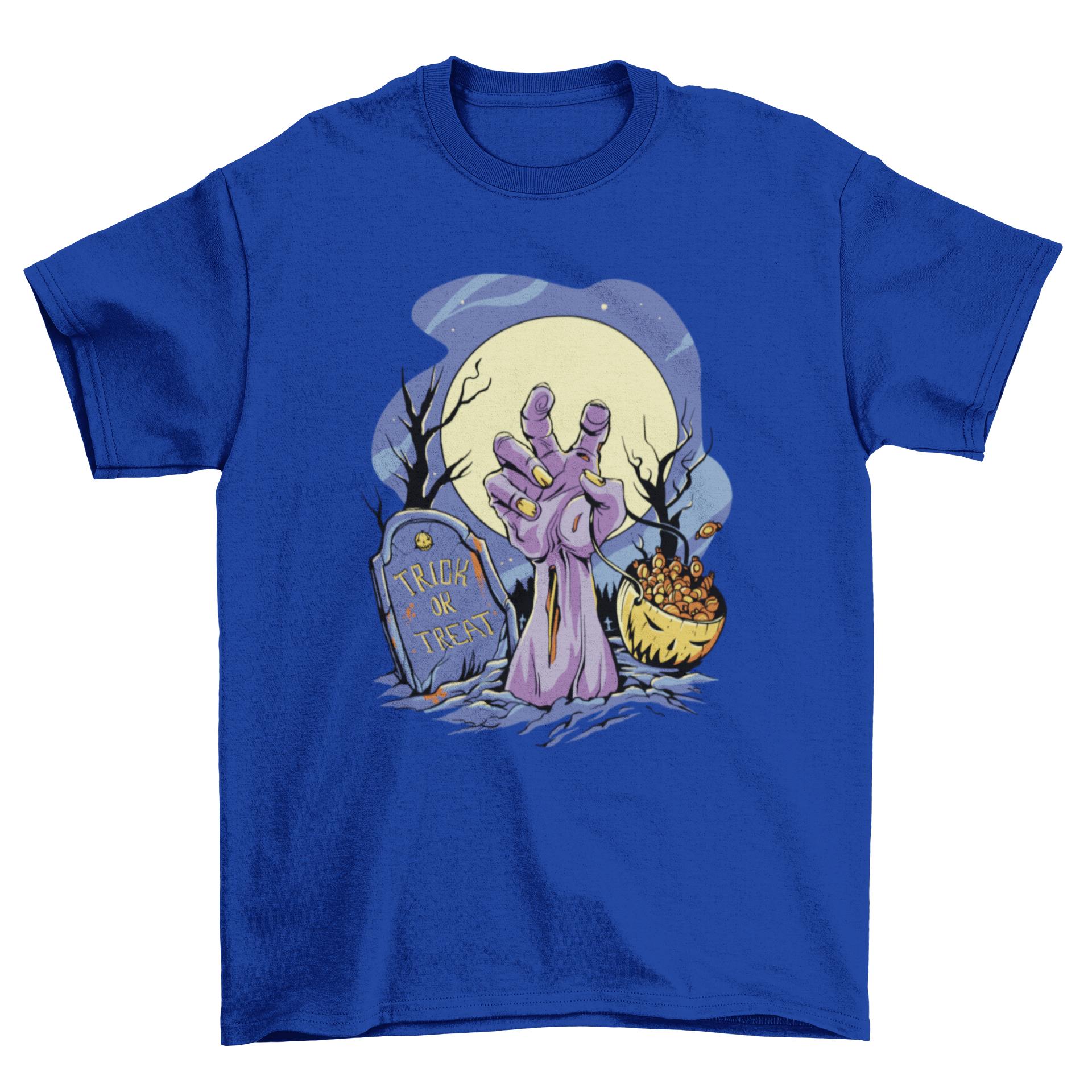 Zombie's hand Halloween t-shirt