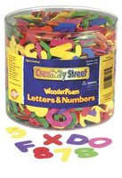 Art Supplies 4304F Wonderfoam 0.5 Pound Tub Of Letters & Numbers