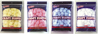 Chenille Kraft 2593-0 Craft Fluffs- Yellow- 100 Piece