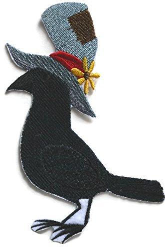 Happy Halloween [Scarecrow] Embroidered Iron on/Sew patch [6.22x3.77]