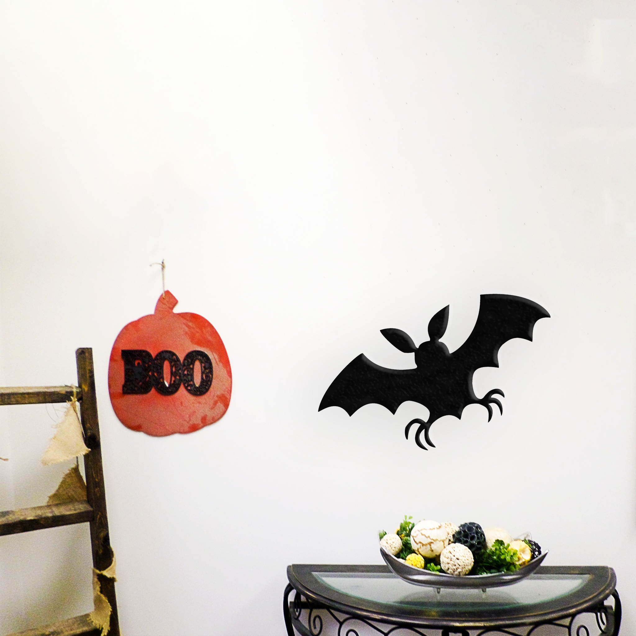 Bat With Sharp Ears - Metal Wall Art