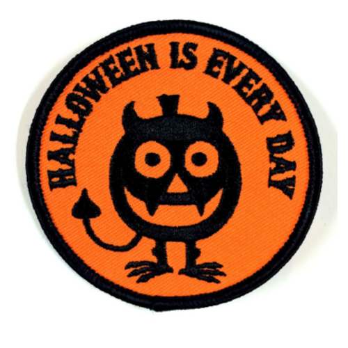 3 Inch Cloth  Patch Halloween Is Every Day