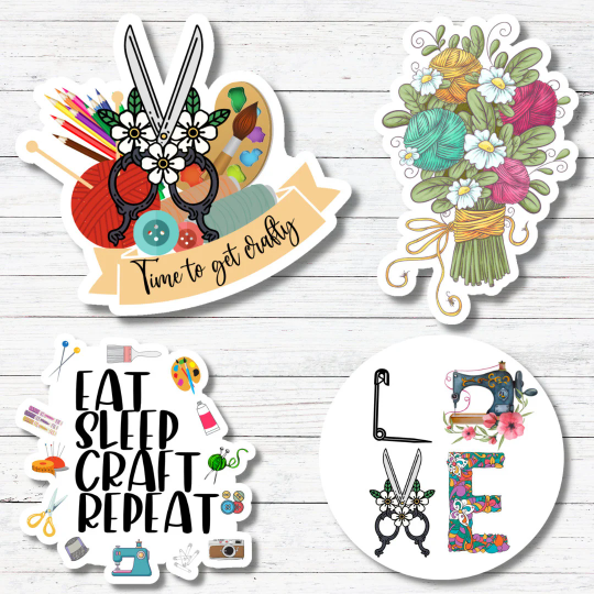 Eat Sleep Craft Sticker/Magnet